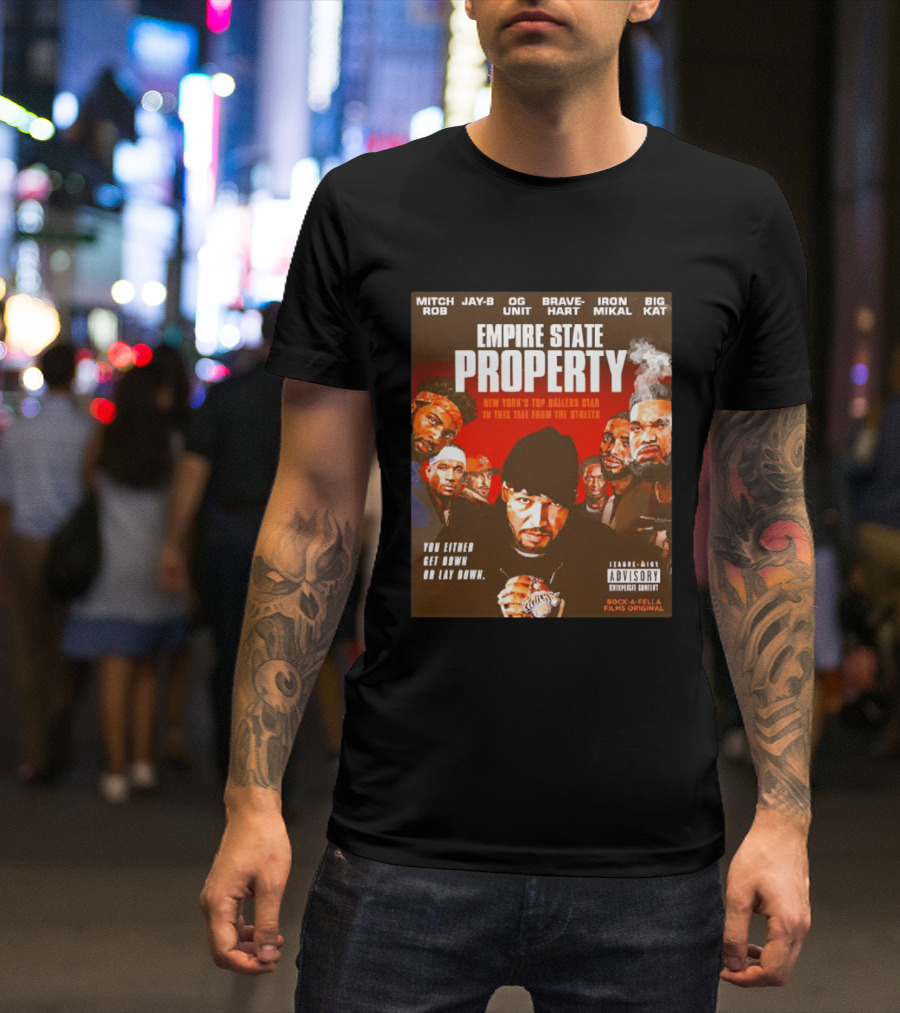 Mitch Rob Jay B OG Unit Brave Hart Iron Mikal Big Kat Empire State Property New York Knicks Baller Tale T-Shirt
