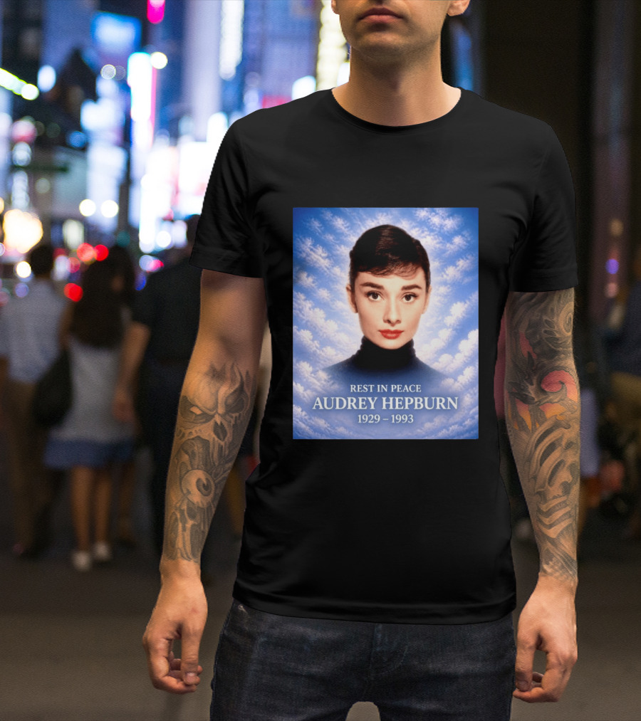 Rest In Peace Audrey Hepburn 1929 1993 T-Shirt
