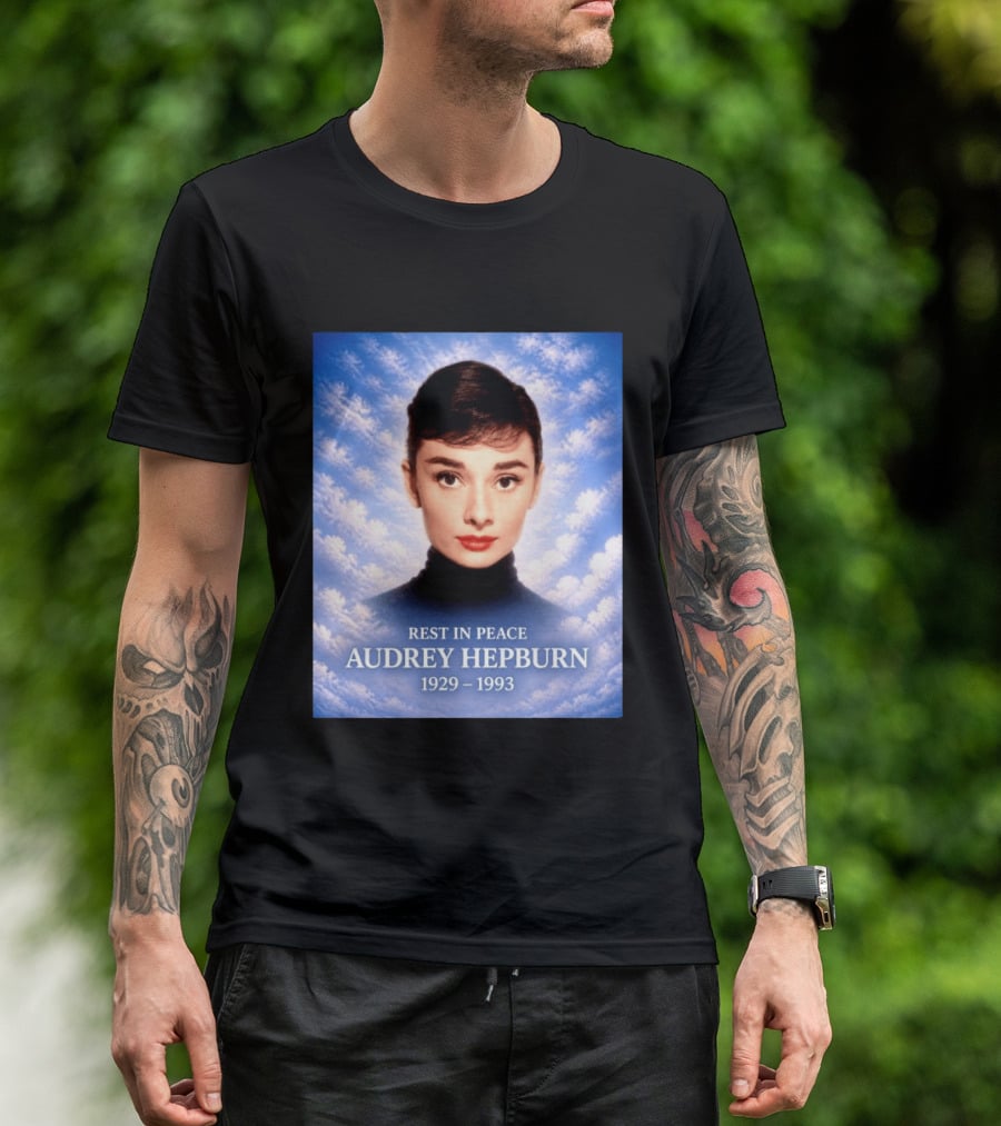 Rest In Peace Audrey Hepburn 1929 1993 T-Shirt