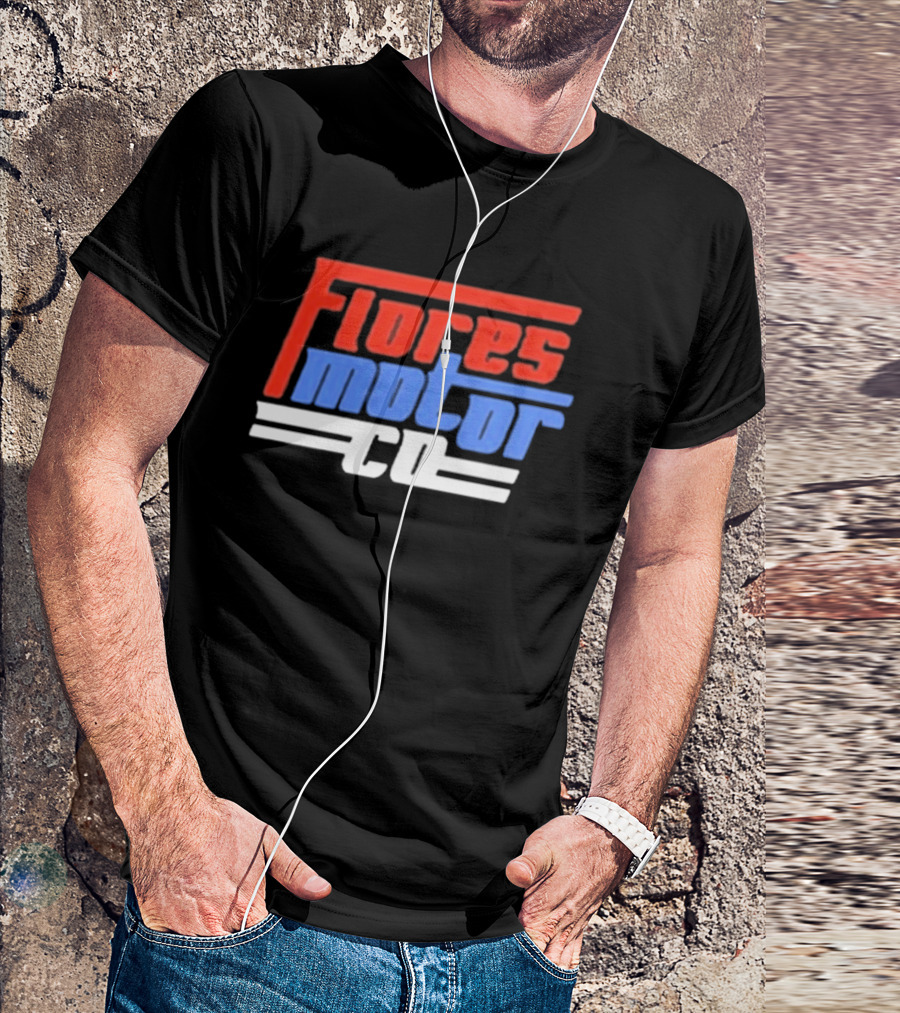 Wyatt Flores Flores Motor CO 2026 Tour Red And Blue T-Shirt