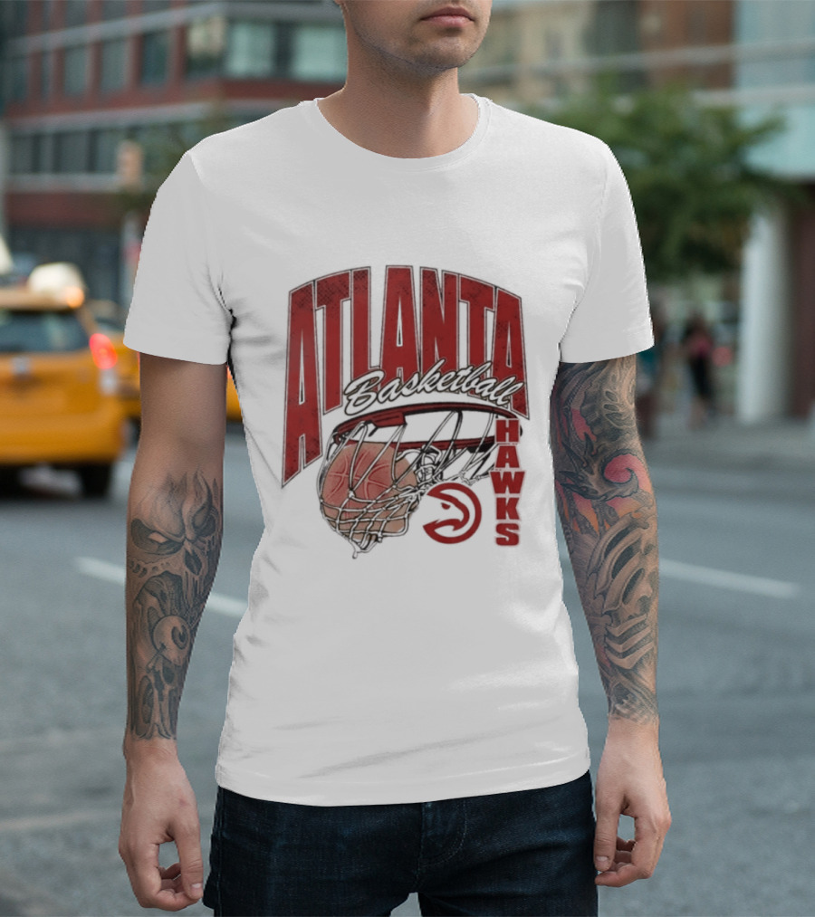 Atlanta Hawks Basketball Script Swish 2026 T-Shirt