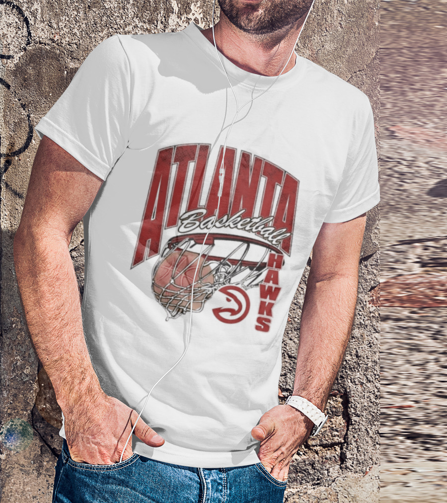 Atlanta Hawks Basketball Script Swish 2026 T-Shirt