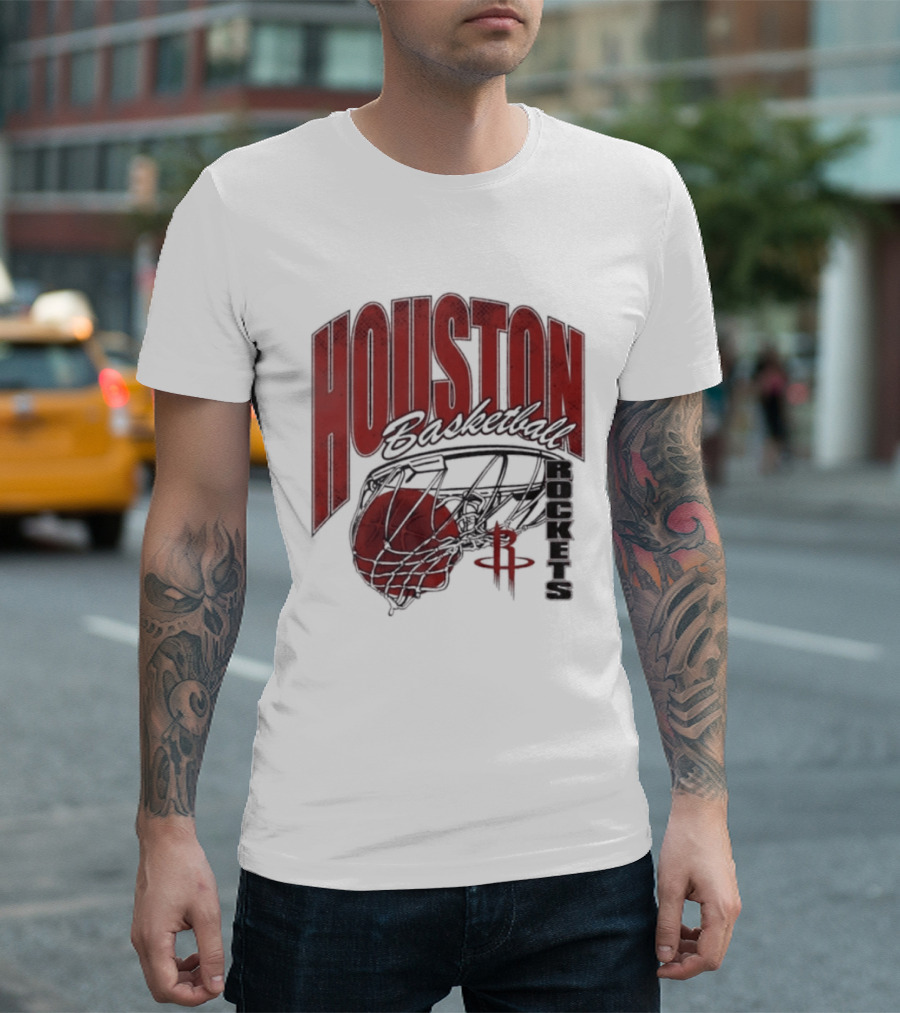 Houston Rockets Basketball Swish 2026 T-Shirt