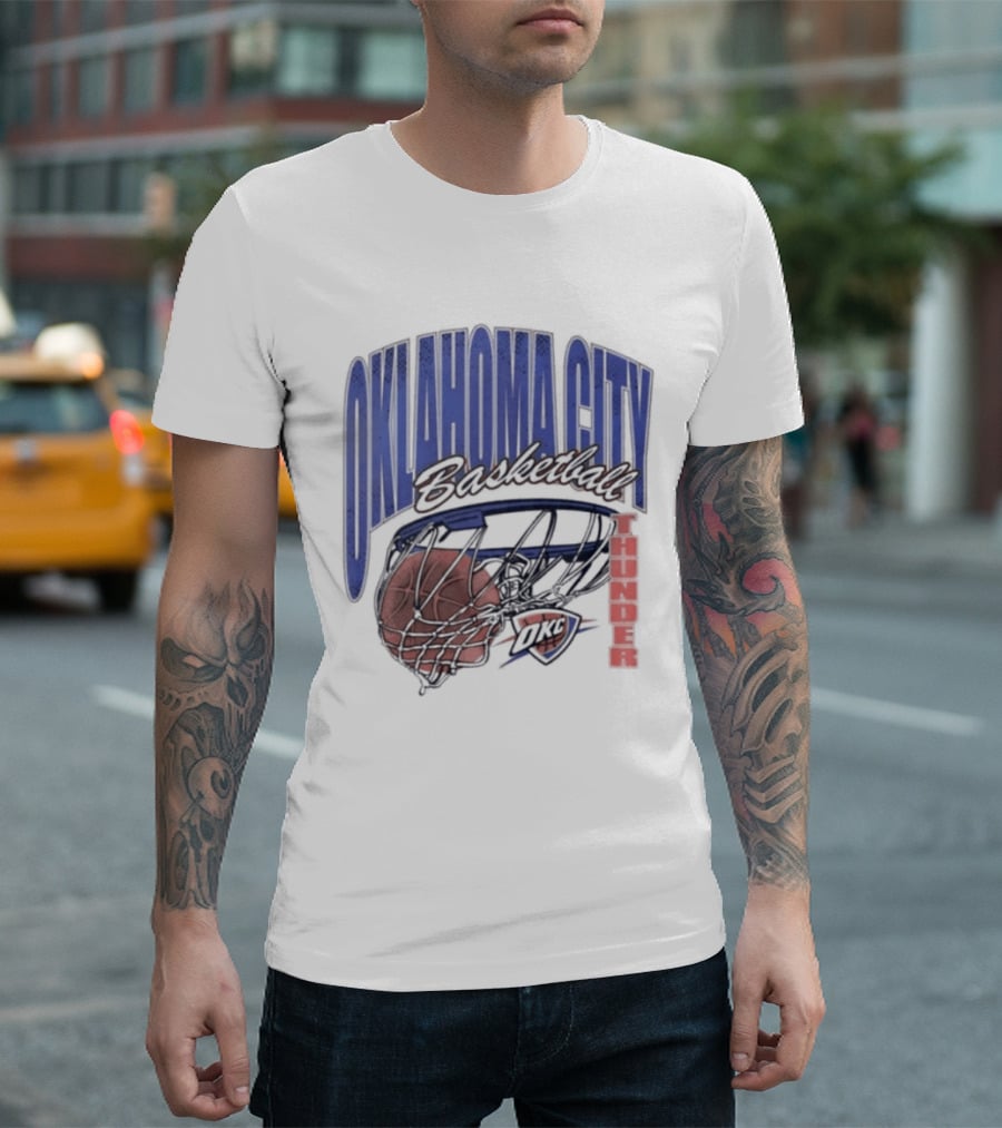 Oklahoma City Basketball Swish 2026 T-Shirt