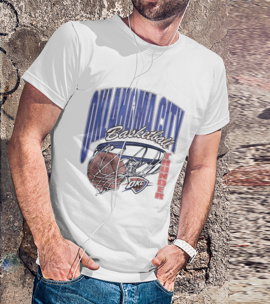 Oklahoma City Basketball Swish 2026 T-Shirt