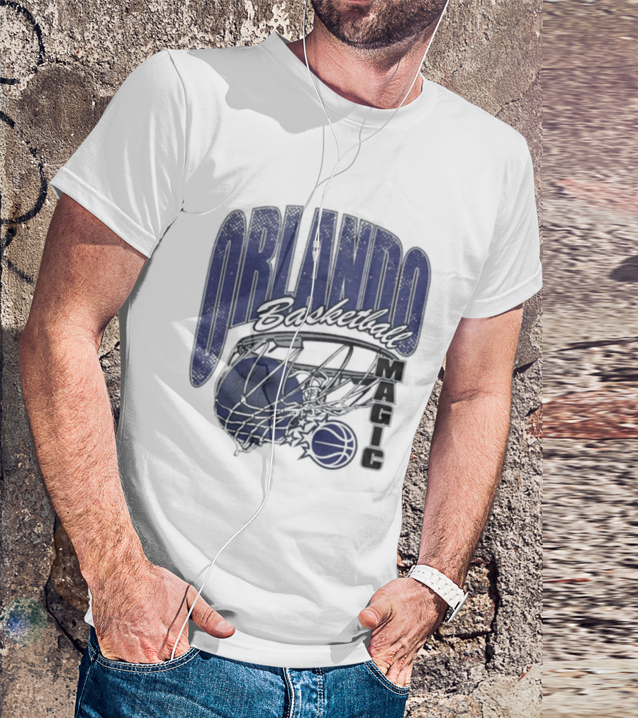 2026 Orlando Magic Basketball Script Swish T-Shirt