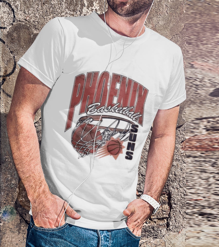 Phoenix Suns Basketball 2026 Swish Script T-Shirt
