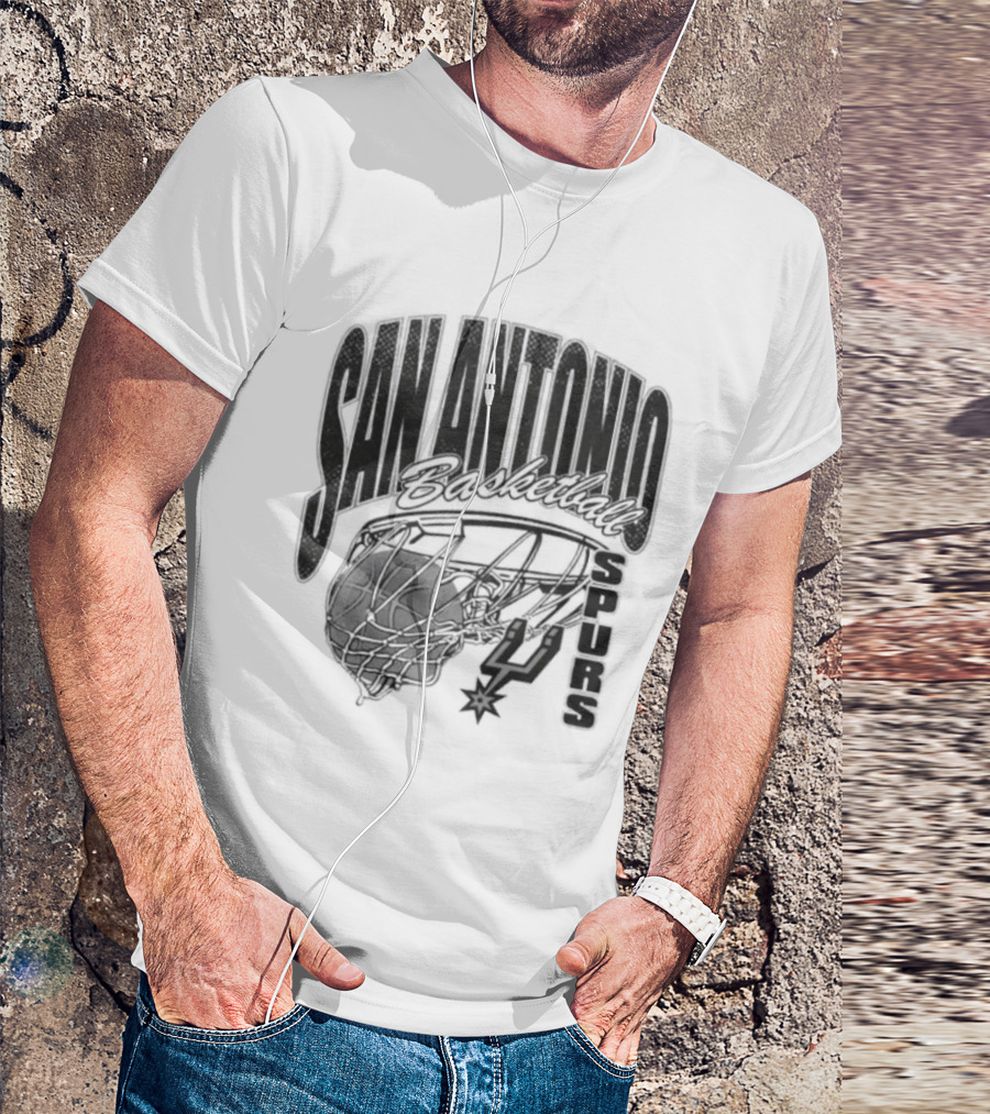 San Antonio Basketball 2026 Spurs Swish T-Shirt