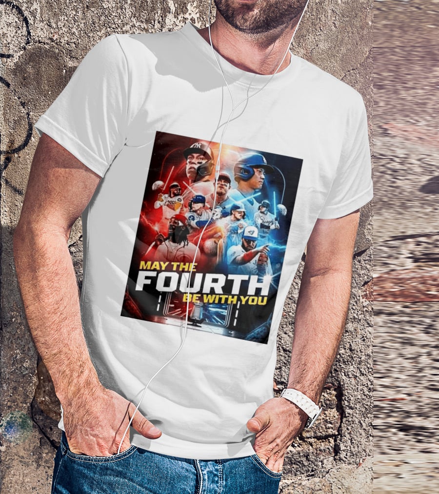 May The Fourth Be With You MLB Star Wars Day 2026 Celebration T-Shirt
