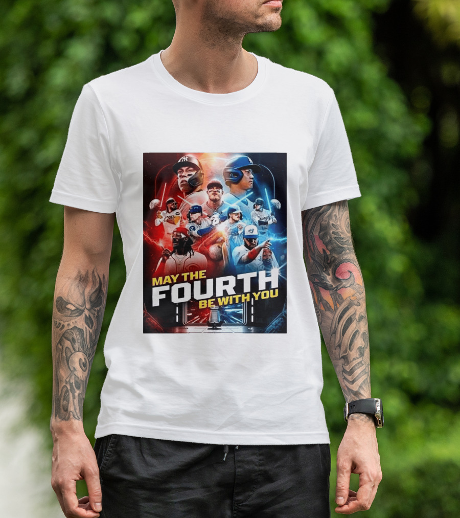 May The Fourth Be With You MLB Star Wars Day 2026 Celebration T-Shirt