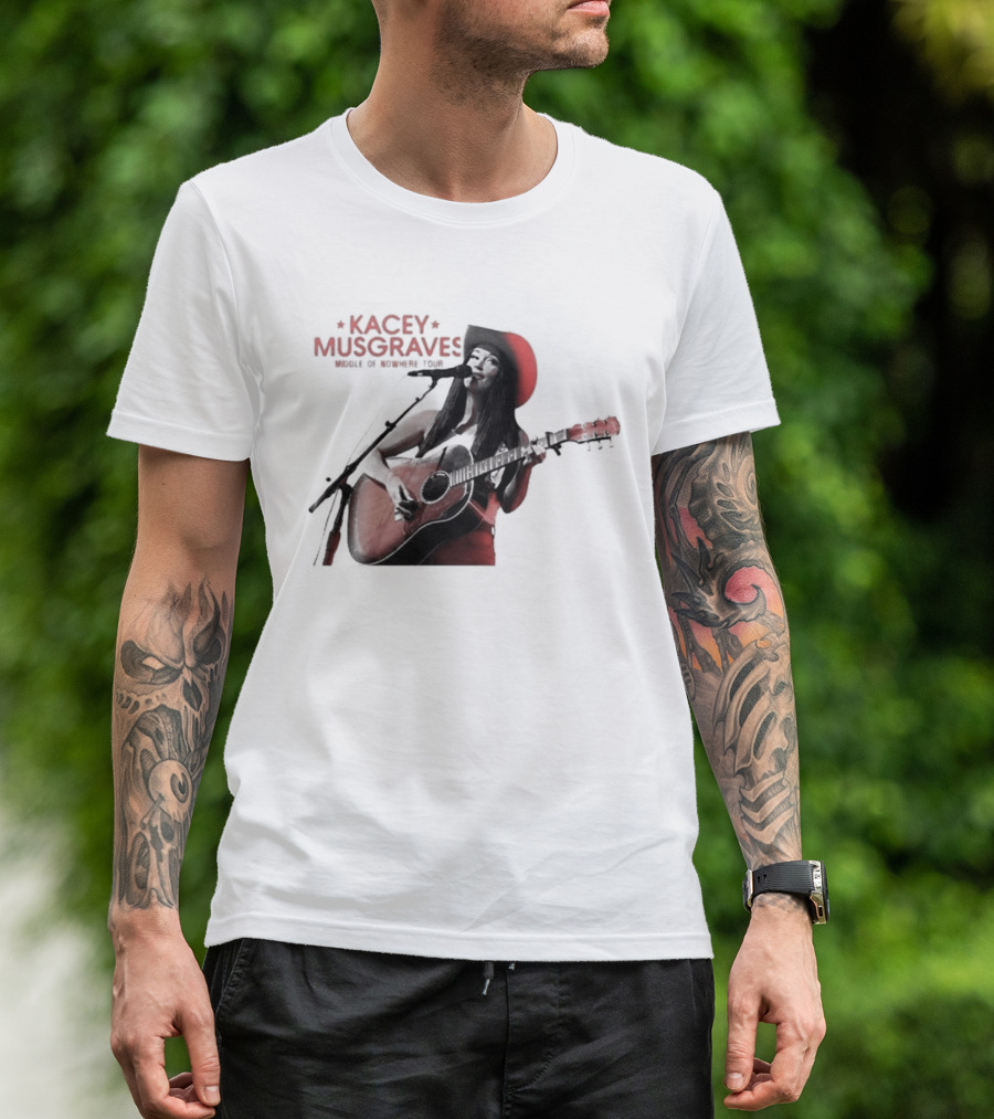 Kacey Musgraves Middle Of Nowhere Tour 2026 Acoustic Performance Cowboy Hat T-Shirt