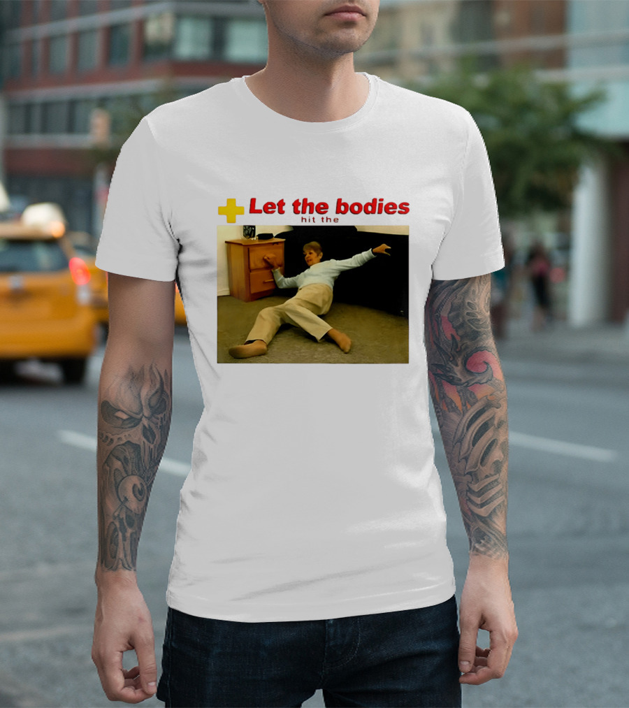 Let The Bodies Hit The Floor Meme With Woman Falling T-Shirt