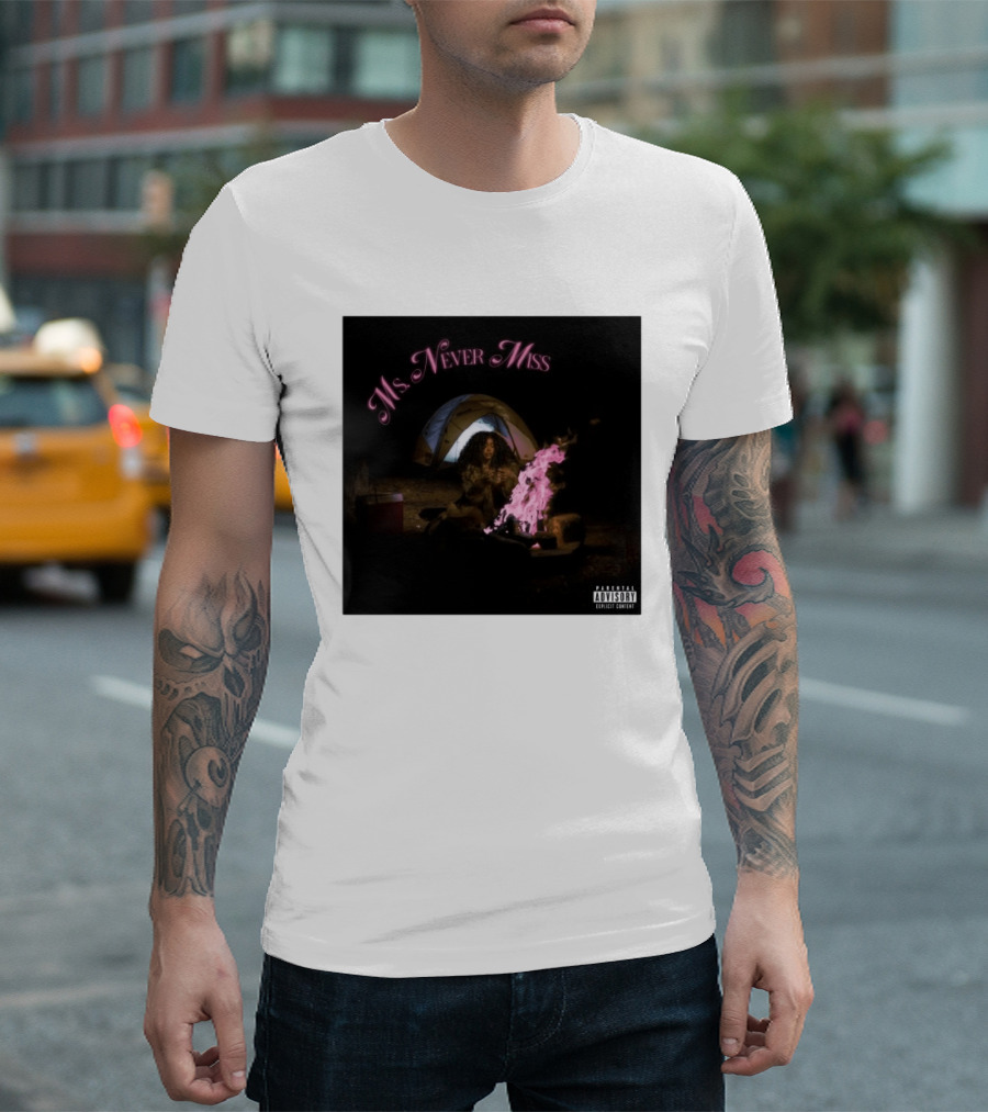 SZA Ms Never Miss Camping Single Cover T-Shirt