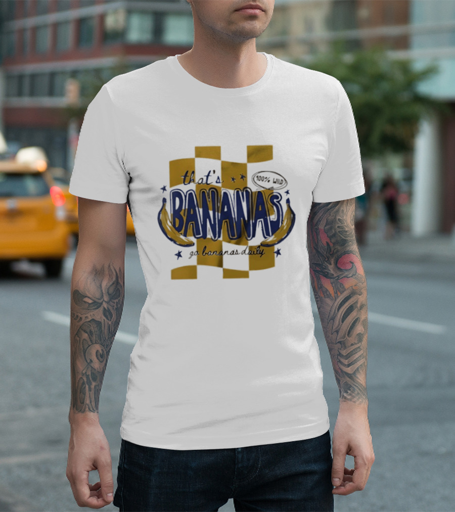 That's Bananas 100% Wow Go Bananas Daily T-Shirt