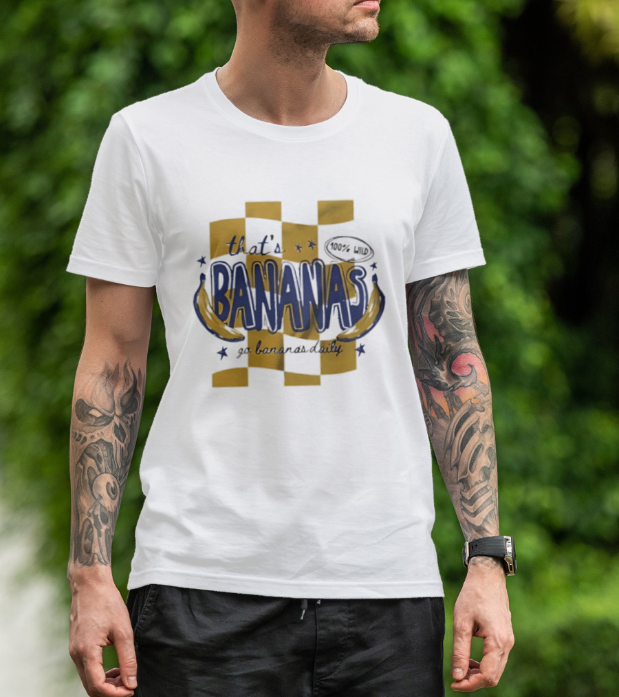 That's Bananas 100% Wow Go Bananas Daily T-Shirt