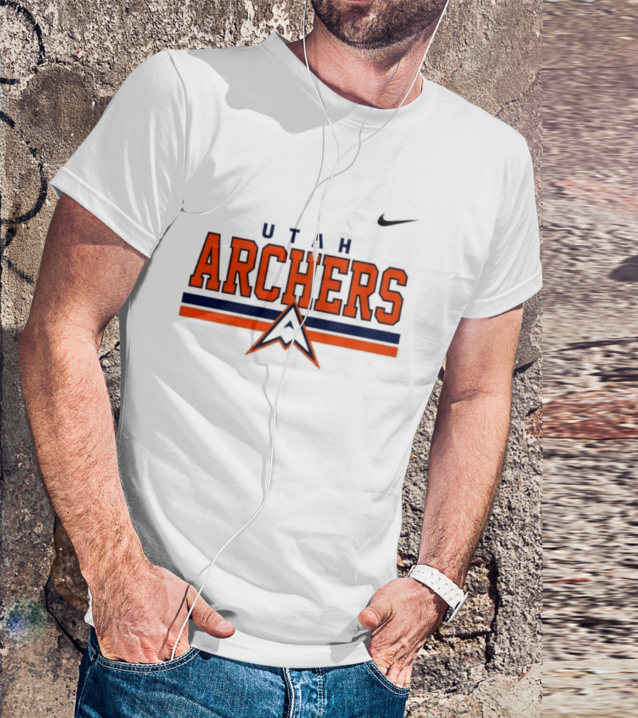 Utah Archers Nike Dri FIT Stripe Authentic Teamwear T-Shirt