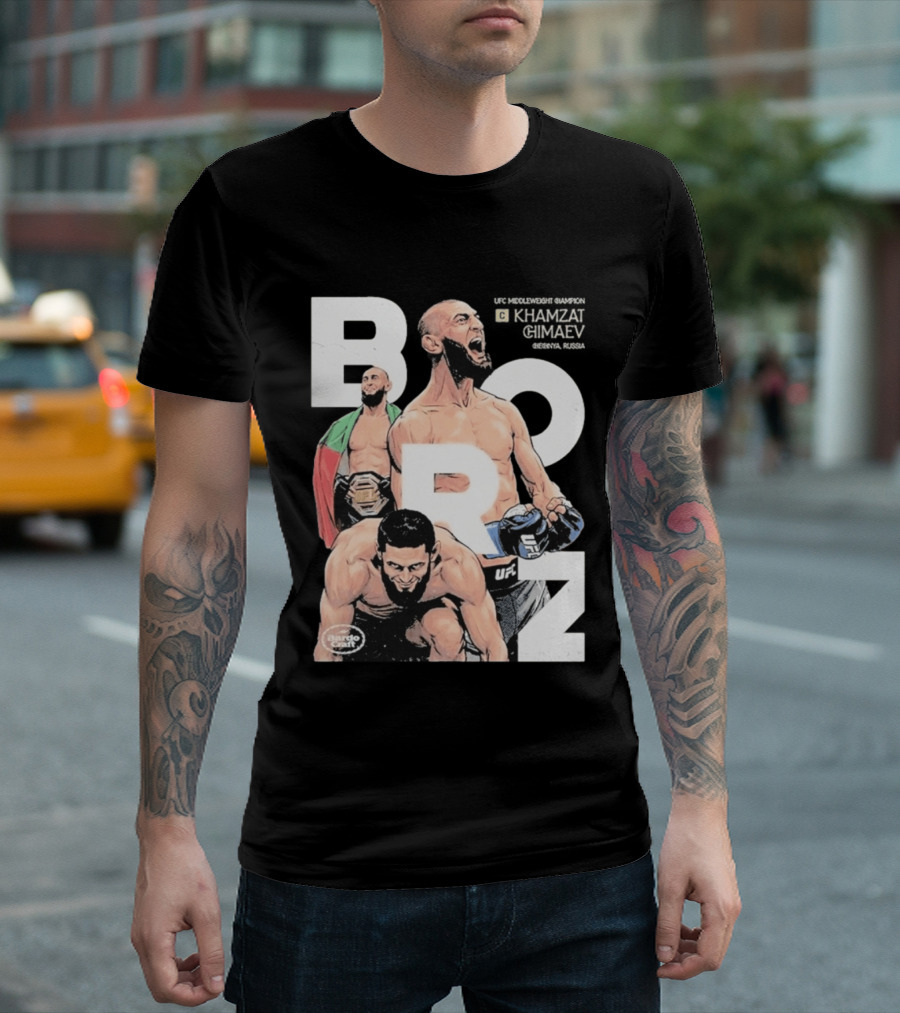 Borz Bardo Craft UFC Khamzat Chimaev T-Shirt