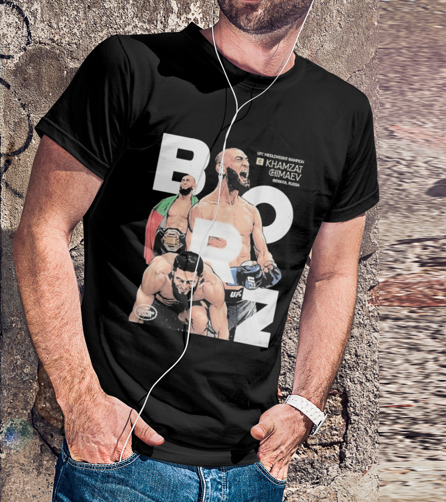 Borz Bardo Craft UFC Khamzat Chimaev T-Shirt