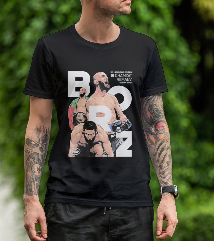 Borz Bardo Craft UFC Khamzat Chimaev T-Shirt