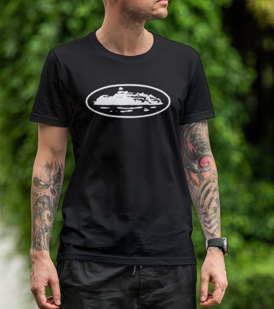Corteiz Island Puff Oval Scenic T-Shirt