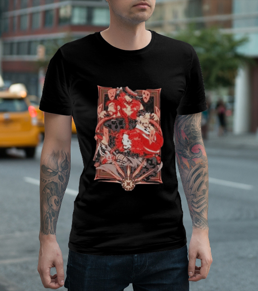 Critical Role Heroes Of Araman Schemers Masked Characters Fantasy T-Shirt