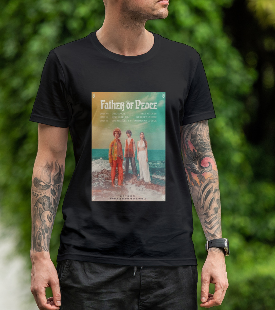 Father Of Peace Fall Tour 2026 Chicago New York Los Angeles T-Shirt
