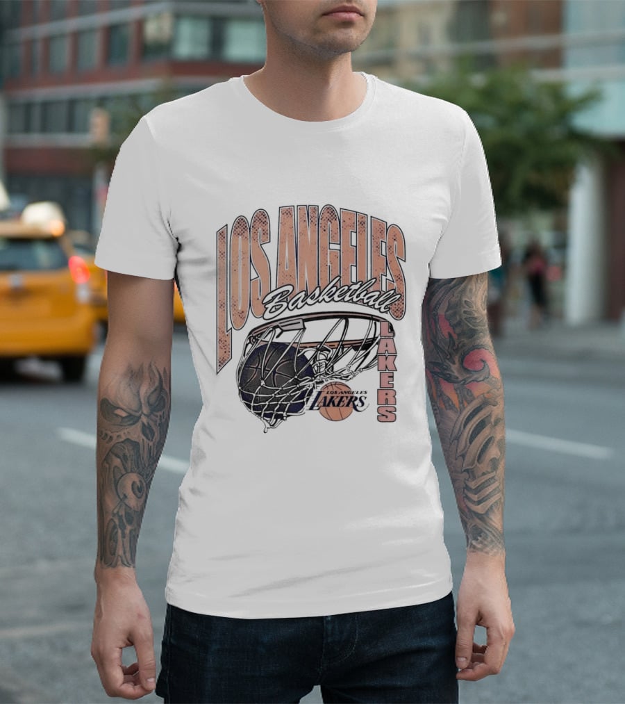 Los Angeles Lakers Basketball Swish T-Shirt