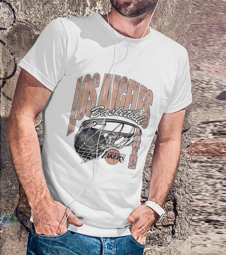 Los Angeles Lakers Basketball Swish T-Shirt