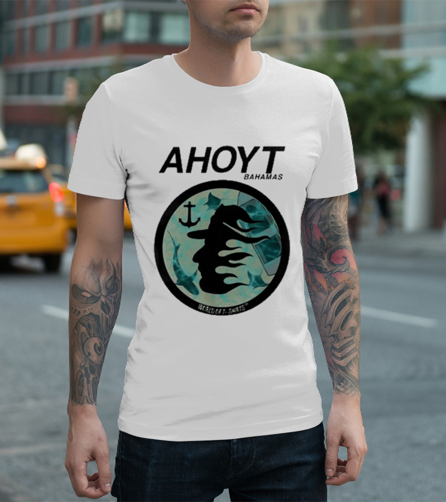 AHOYT Bahamas World Of S Anchor T-Shirt