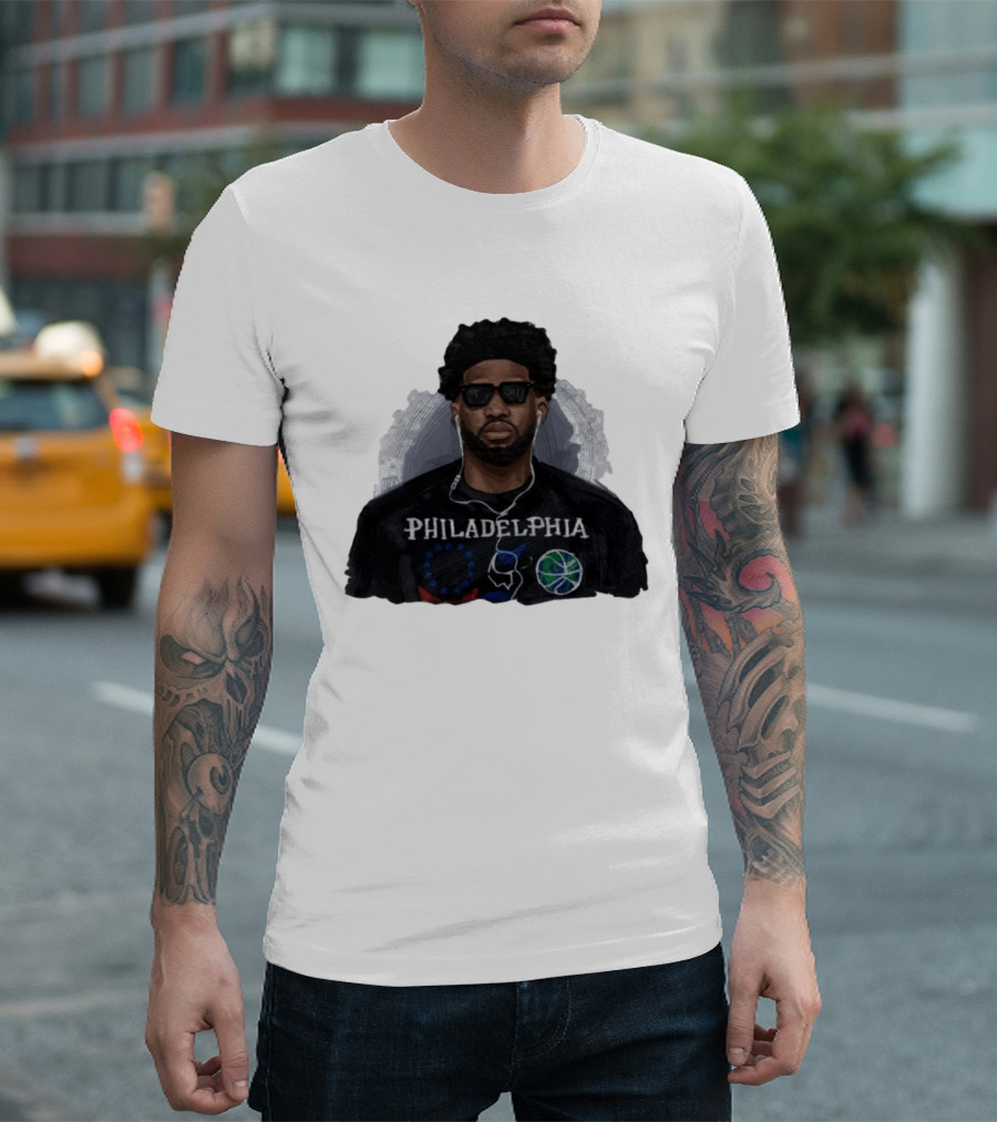 Philadelphia Joel Embiid LeBron James Meme Recreation T-Shirt