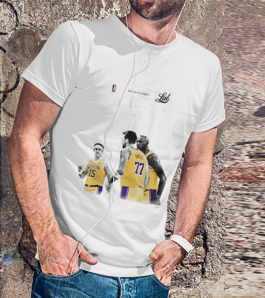 LeBron James Austin Reaves Luka Doncic Lakers Ring Season 2026 Los Angeles NBA Championship Dream Team T-Shirt