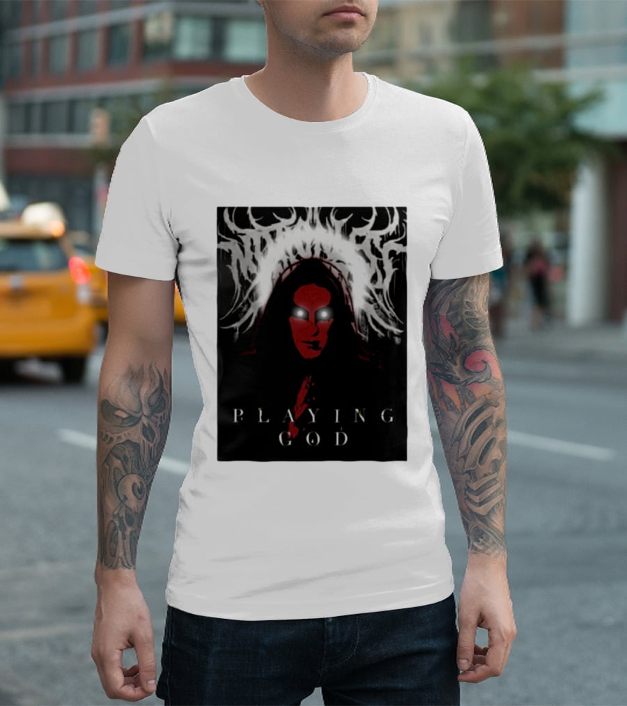 Notshiva Playing God Gothic Dark T-Shirt