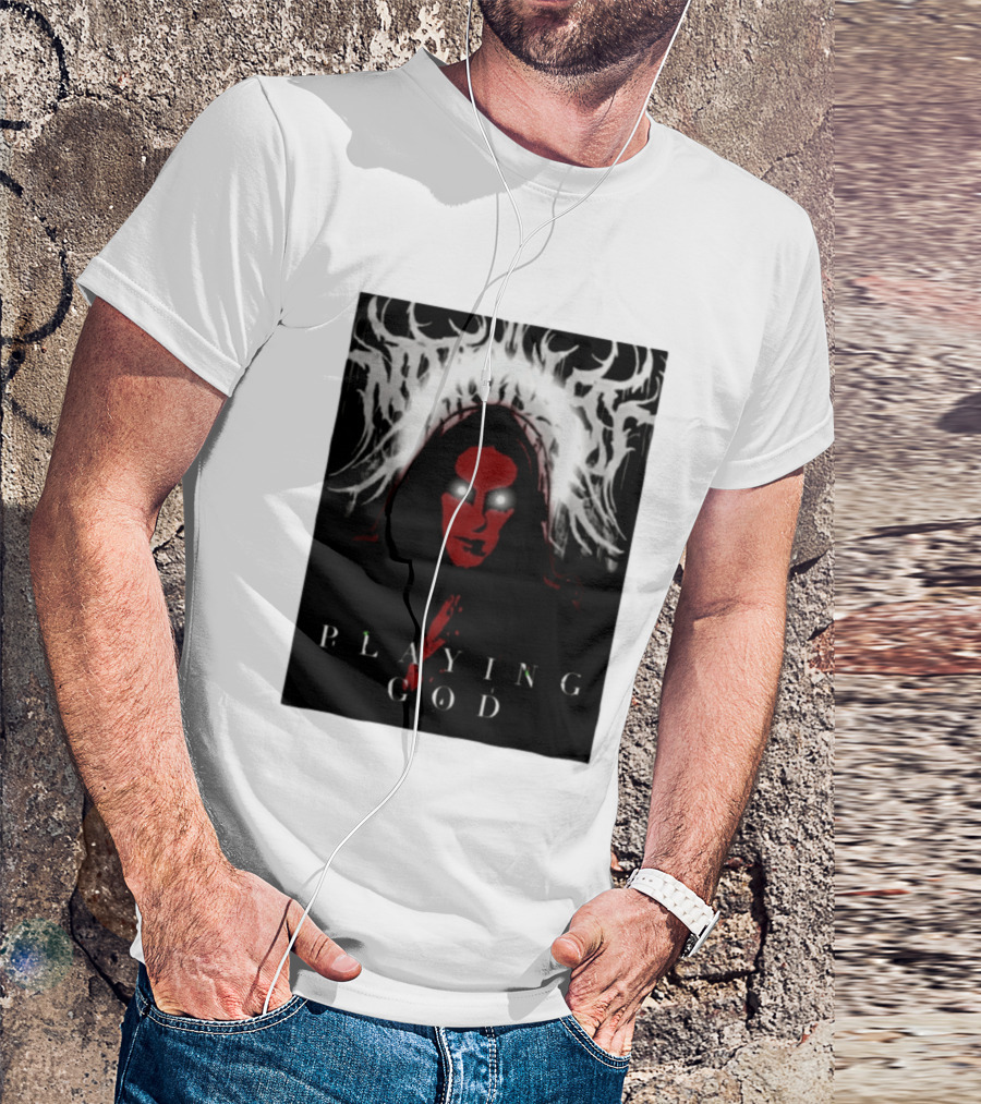 Notshiva Playing God Gothic Dark T-Shirt