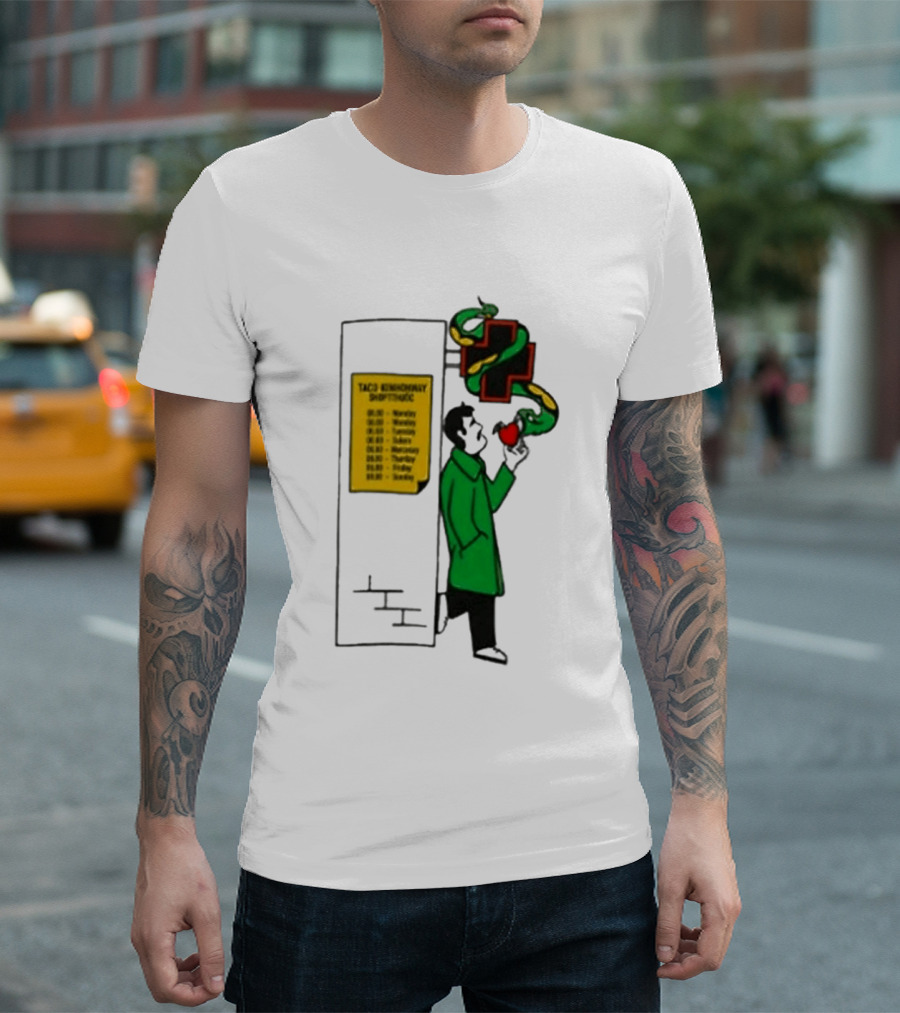 Taco Hemingway Tour 2026 Snake Grafik Wegowa Szef Smoove Baron Friday T-Shirt