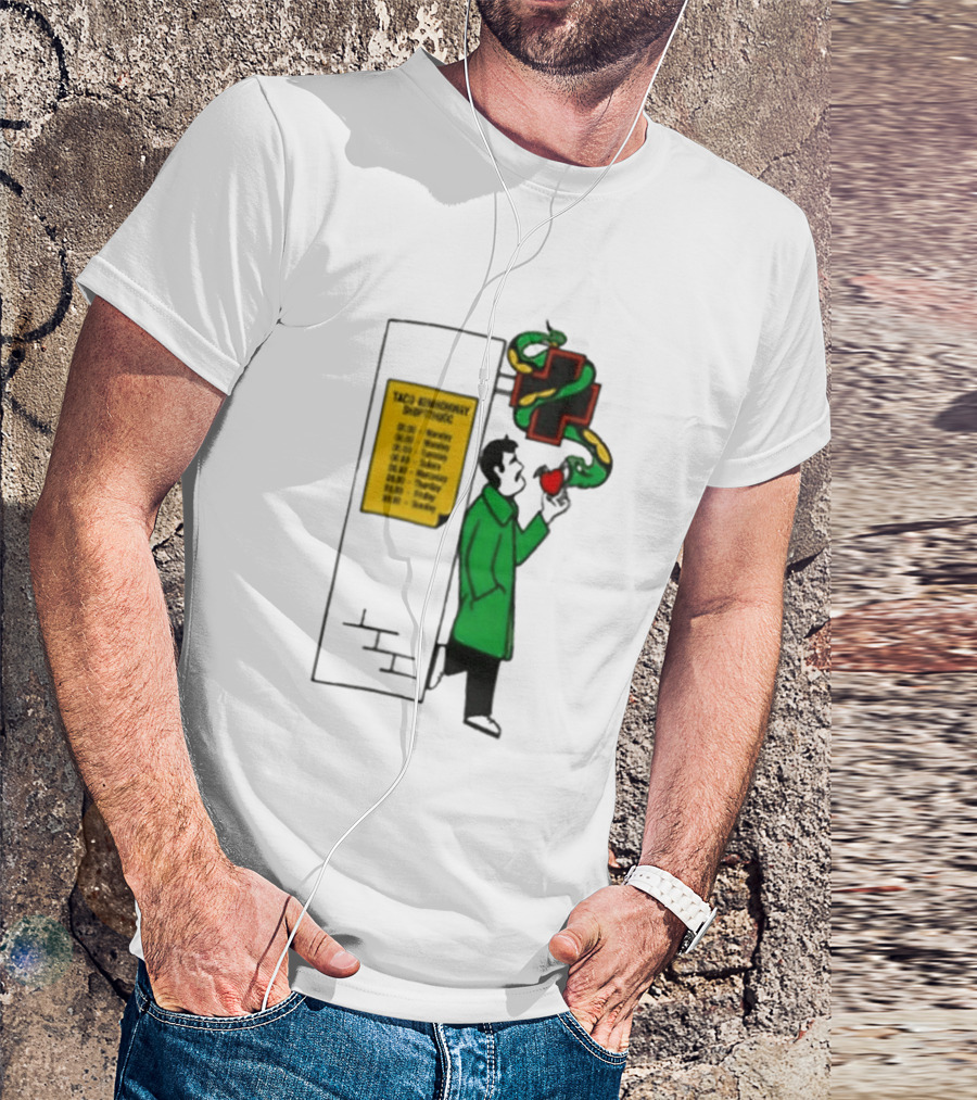 Taco Hemingway Tour 2026 Snake Grafik Wegowa Szef Smoove Baron Friday T-Shirt