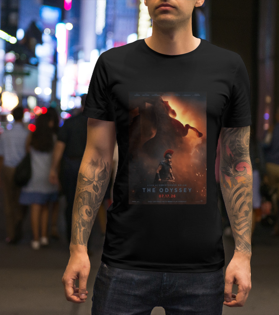 The Odyssey July 17 2026 A Film By Christopher Nolan IMAX Epic T-Shirt