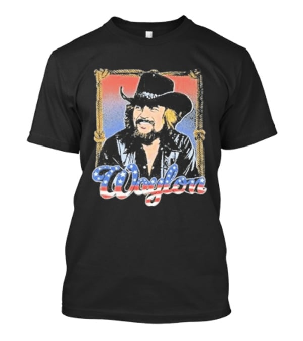 Waylon Jennings Cowboy Americana Country Music Legend T-Shirt