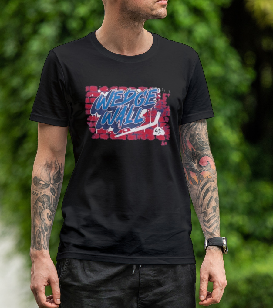 Wedge Wall 41 Scott Wedgewood Hockey Fan Gear T-Shirt