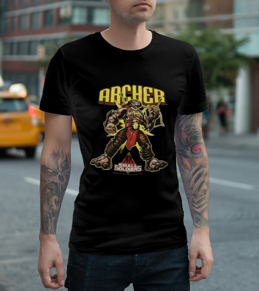 Archer Action Figure Featuring Small Soldiers Movie T-Shirt