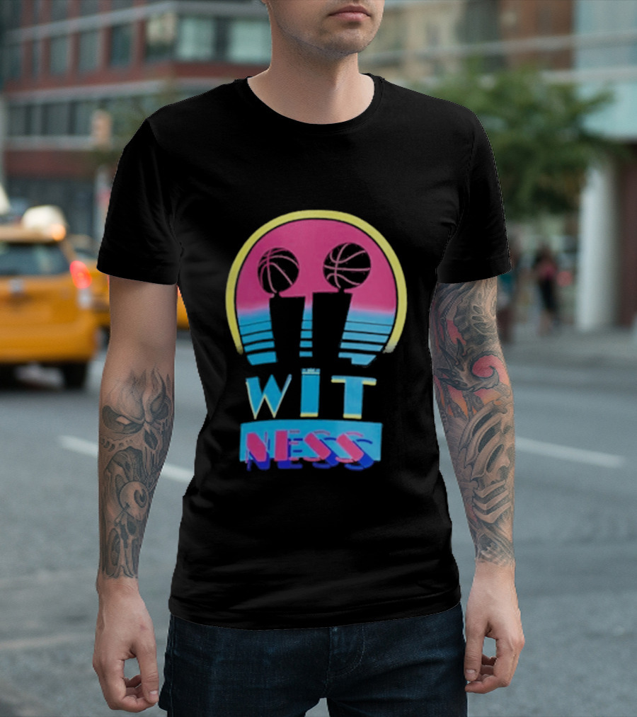 LeBron James Miami Twice Max90 Wit Ness Basketball T-Shirt