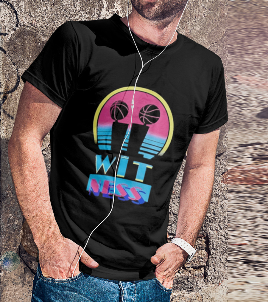 LeBron James Miami Twice Max90 Wit Ness Basketball T-Shirt