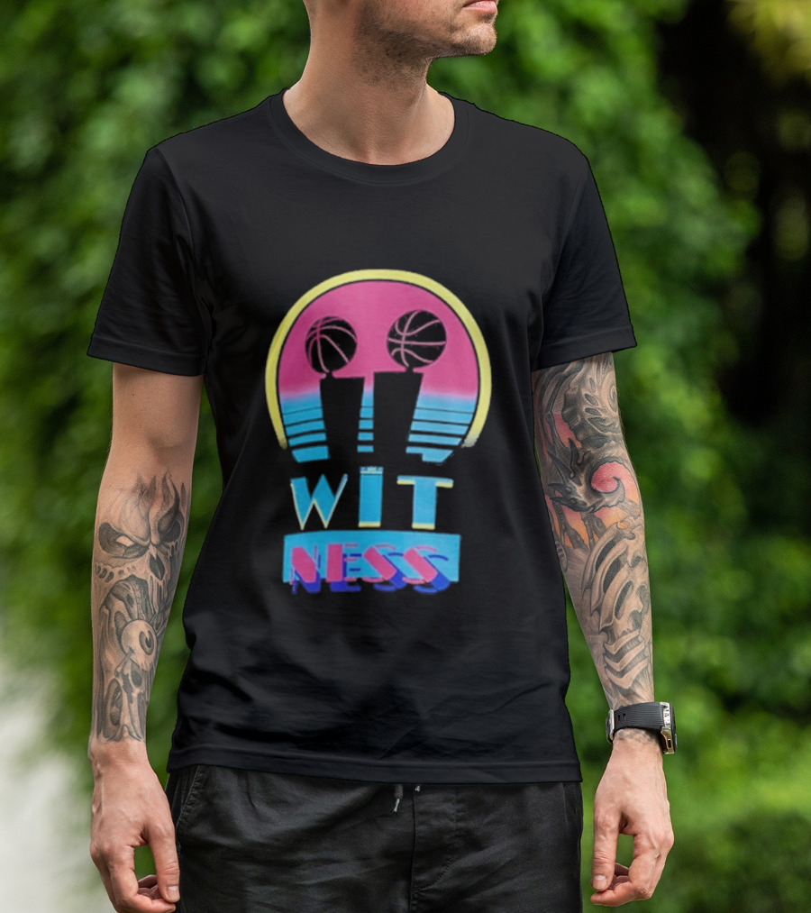 LeBron James Miami Twice Max90 Wit Ness Basketball T-Shirt