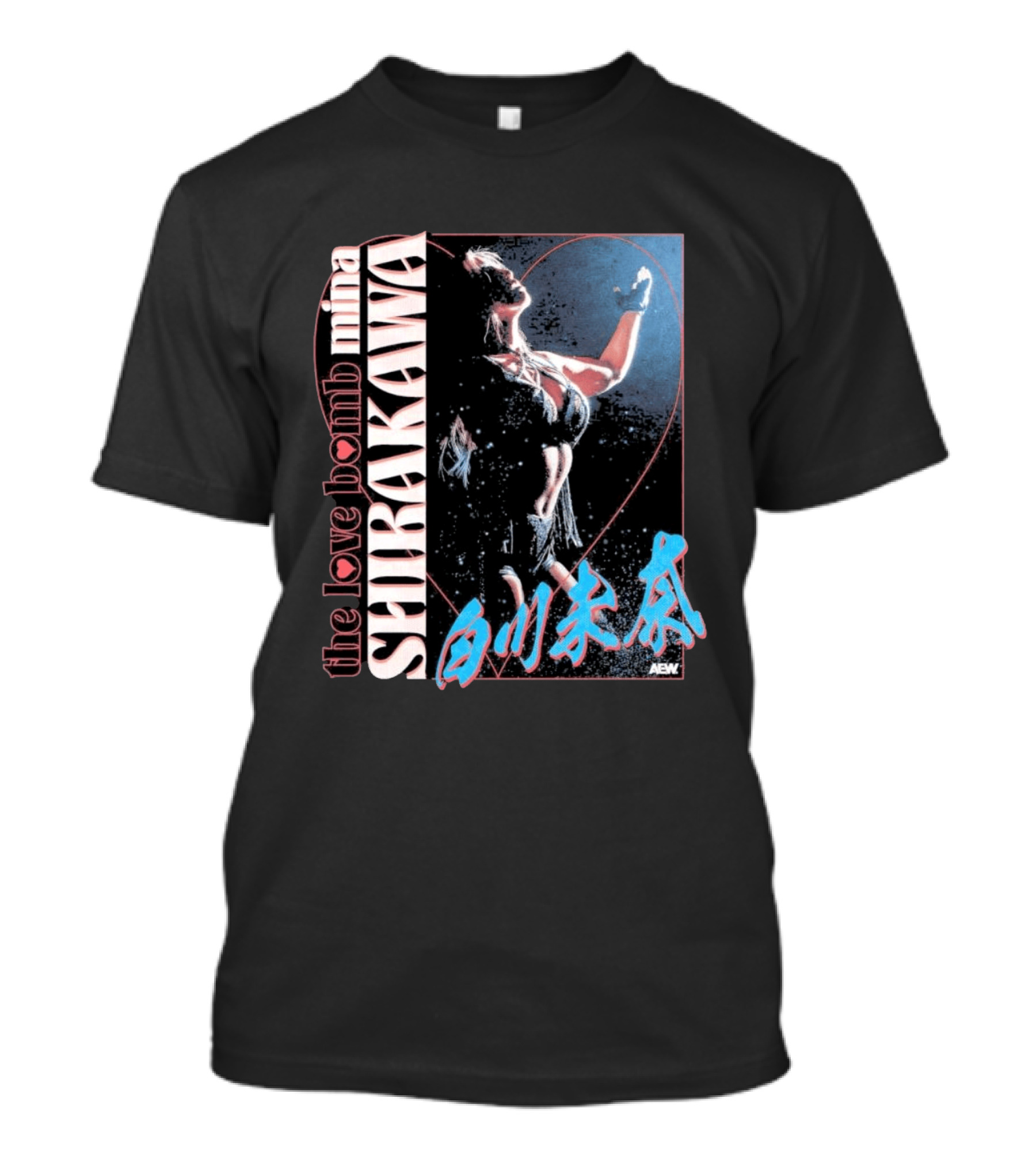 Mina Shirakawa The Love Bomb AEW Shirakawa T-Shirt