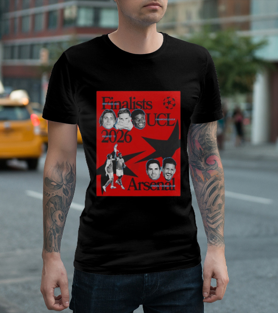 Finalists UCL 2026 Arsenal Champions League First Since 2006 Budapest T-Shirt