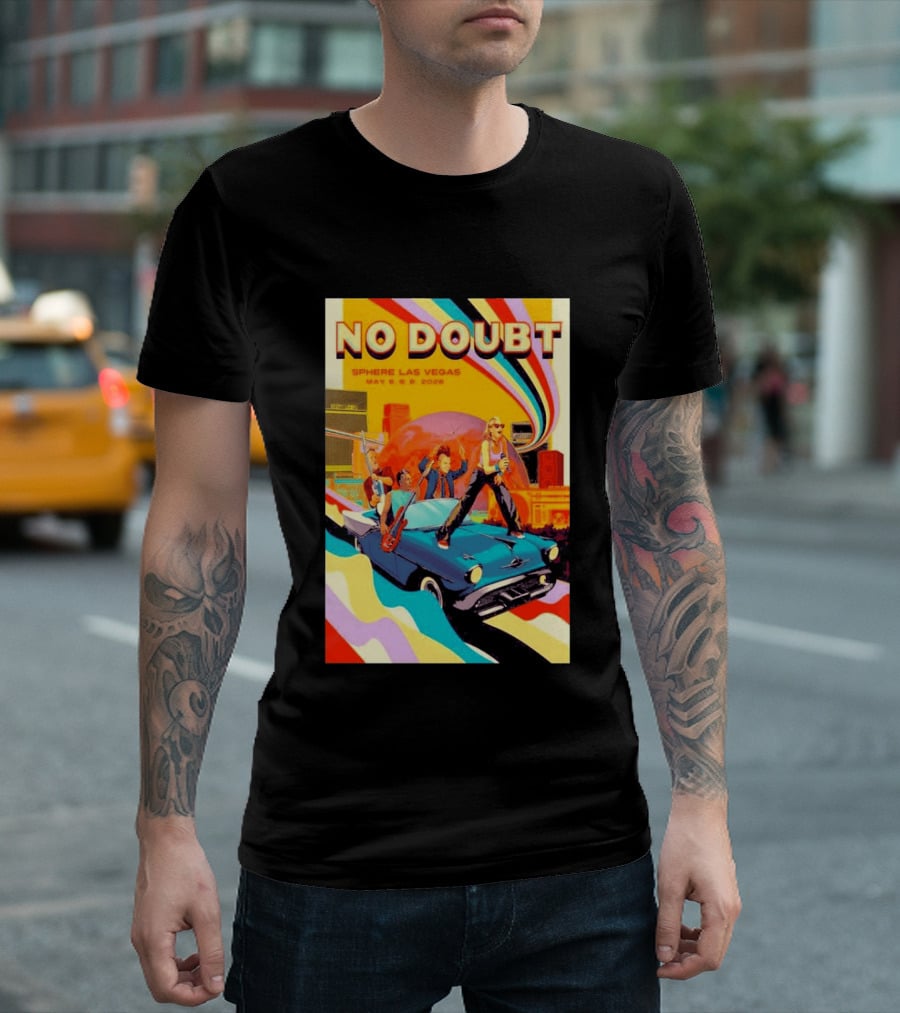 No Doubt Sphere Las Vegas May 6 9 2026 Vintage Road Trip Concert T-Shirt