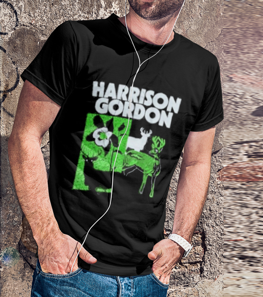 Harrison Gordon Tour Nature Wildlife Deer Flower T-Shirt