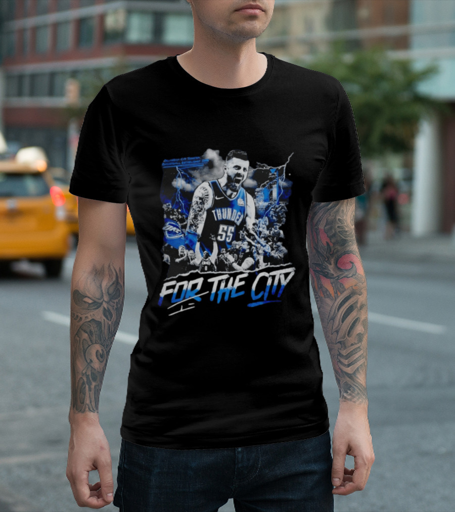 Oklahoma City Thunder Isaiah Hartenstein 55 For The City T-Shirt