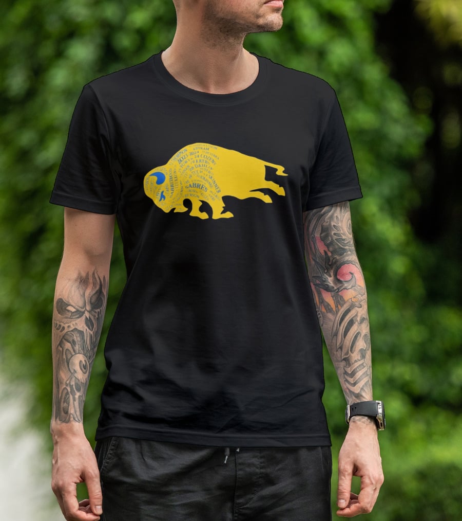 Buffalo Sabres Tage Thompson Rasmus Dahlin Alex Tuch Hockey 2023 Team Players T-Shirt
