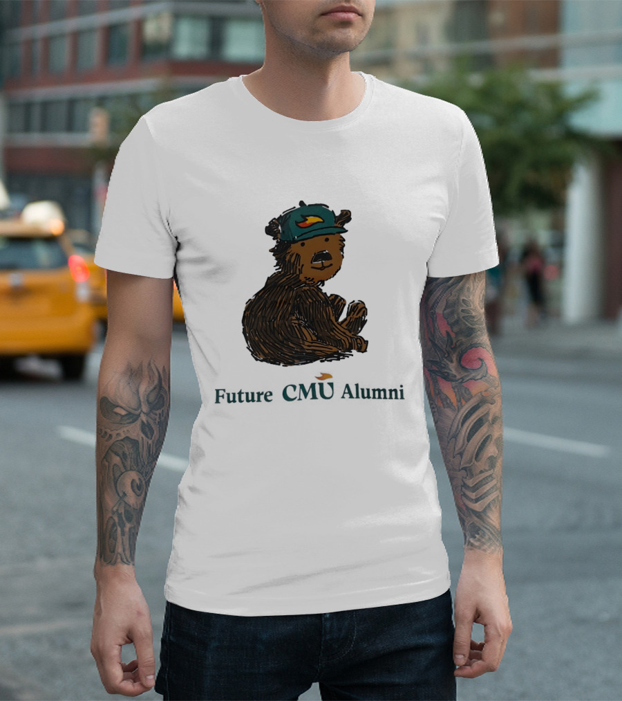 Bear Future CMU Alumni With Cap T-Shirt