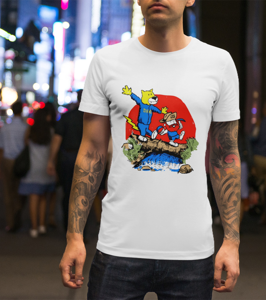 Buffalo Bills Football Cartoon Characters With DNR Sports T-Shirt